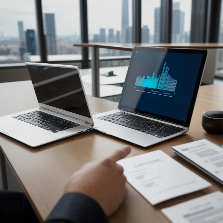 Digitaler Immobilienabschluss am Tablet